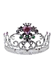 CORONA PRINCIPESSA ARGENTO - ROSA